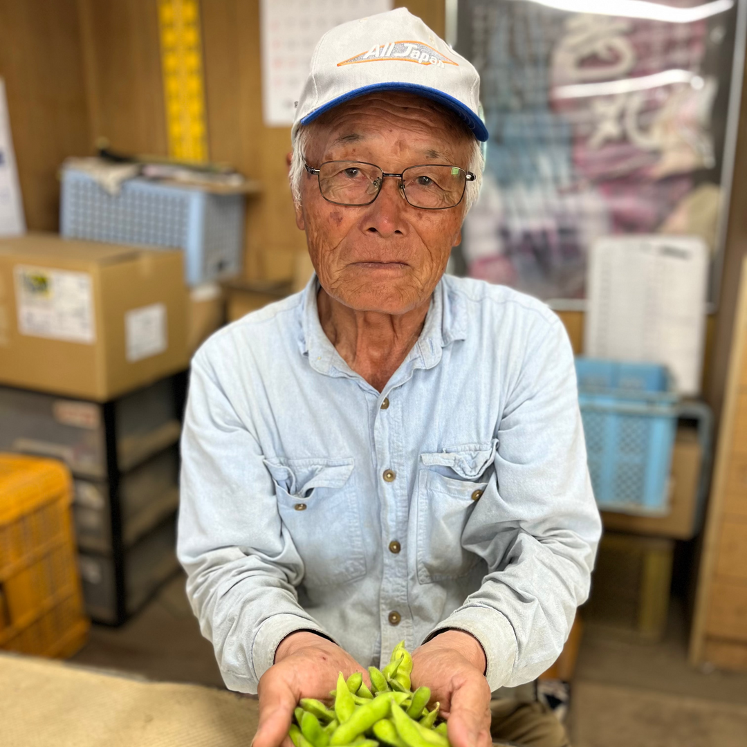倉林さんの枝豆